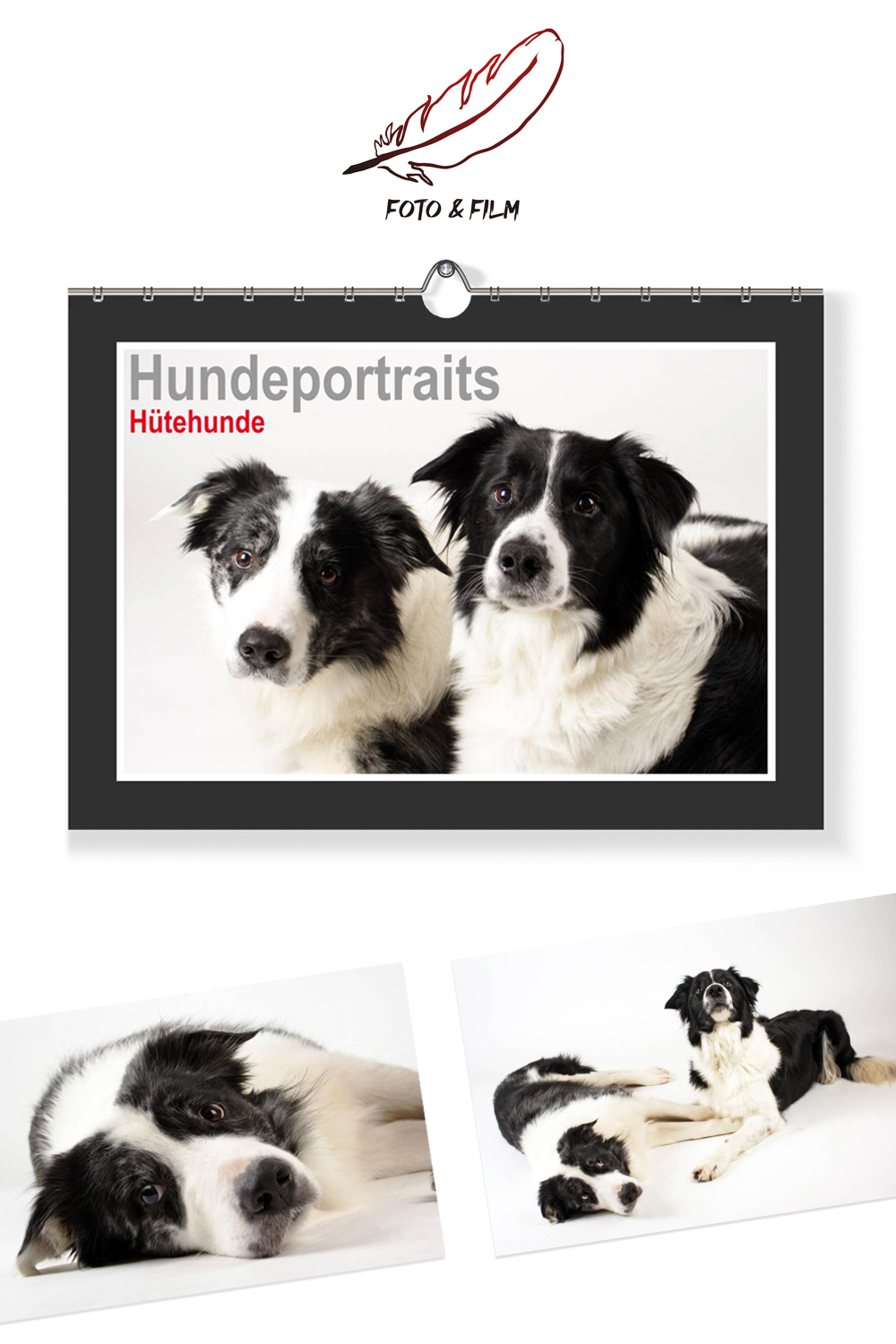 Wandkalender 2025 "Hundeportraits Hütehunde"